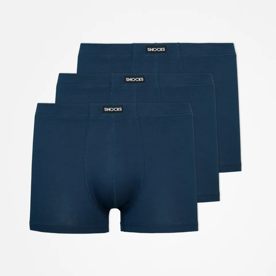 snocks-retro-boxershorts-blau-herren-boxershorts-aus-bio-baumwolle image 1