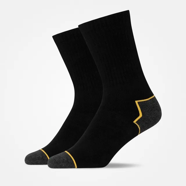 snocks-hochwertige-arbeitssocken-schwarz-gelbe-akzente-business-socken-herren image 1