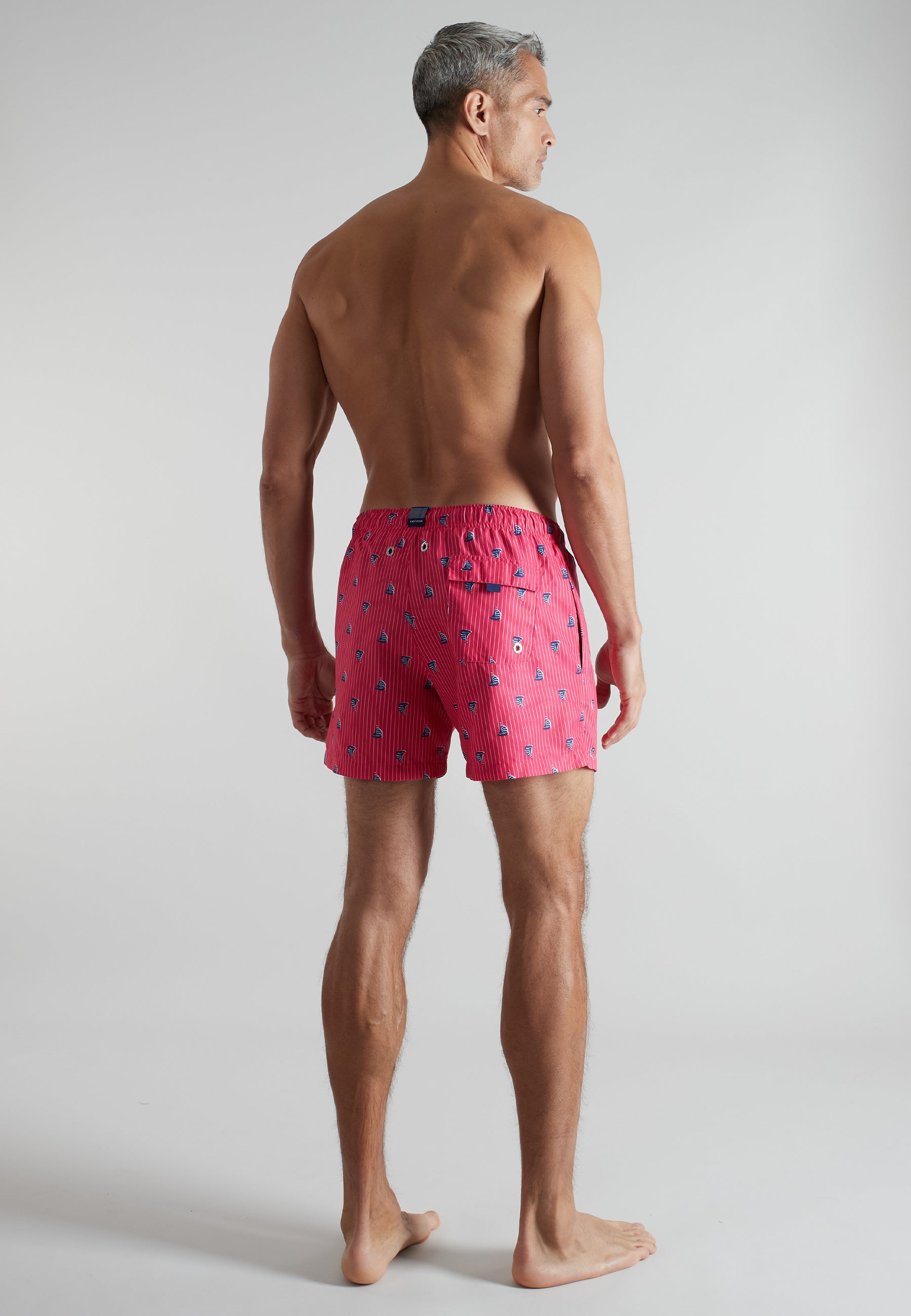 ceceba-herren-badeshorts-rot-bedruckt image 3