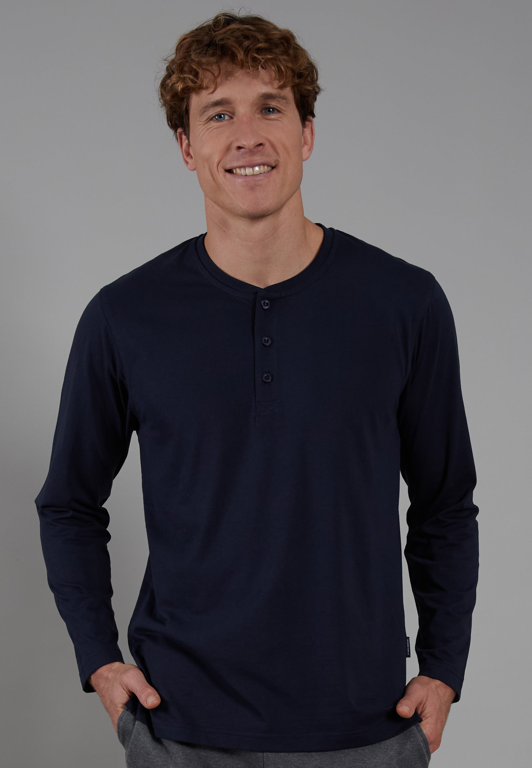 ceceba-herren-longsleeve-blau-uni image 2