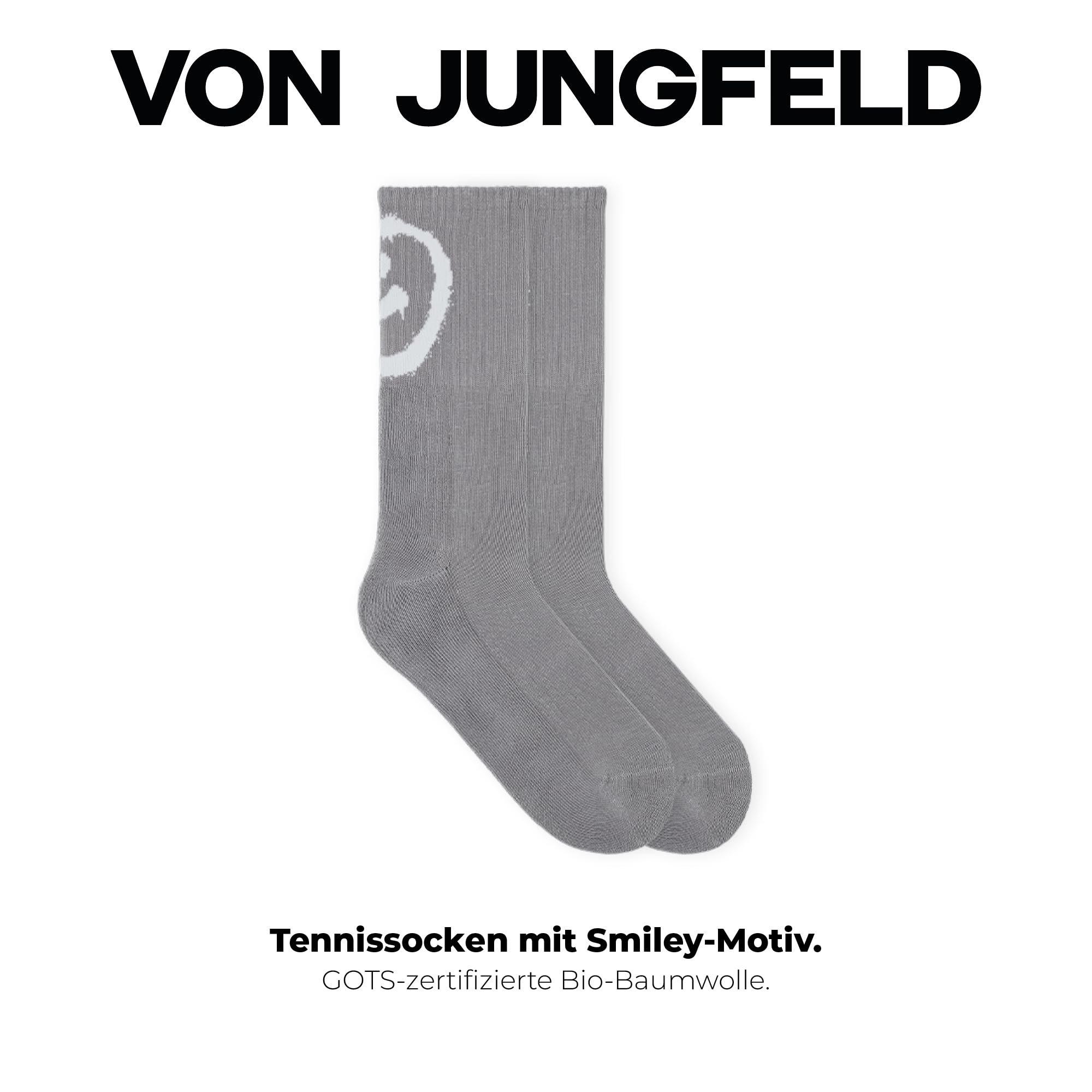 von-jungfeld-tennissocken-crew-socks-bio-baumwolle-gr-35-46-icon-design image 3