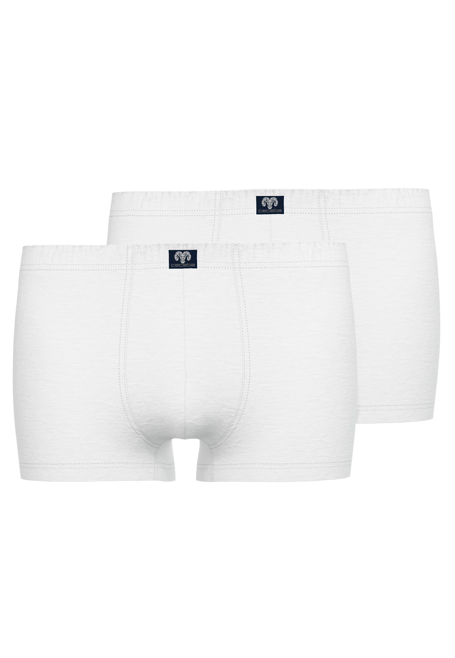 ceceba-herren-short-pants-wei-uni-2er-pack-feinripp image 1