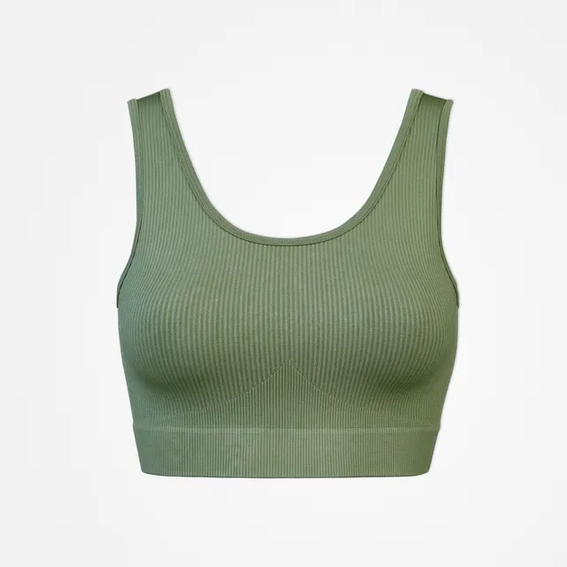 snocks-sport-bh-seamless-hellgr-n-nahtloser-bh-ohne-b-gel image 1