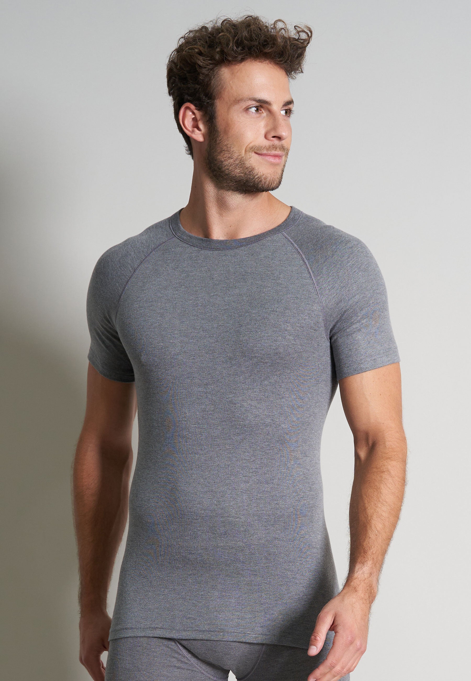 ceceba-herren-t-shirt-grau-thermo-funktionsshirt-gerippt image 2