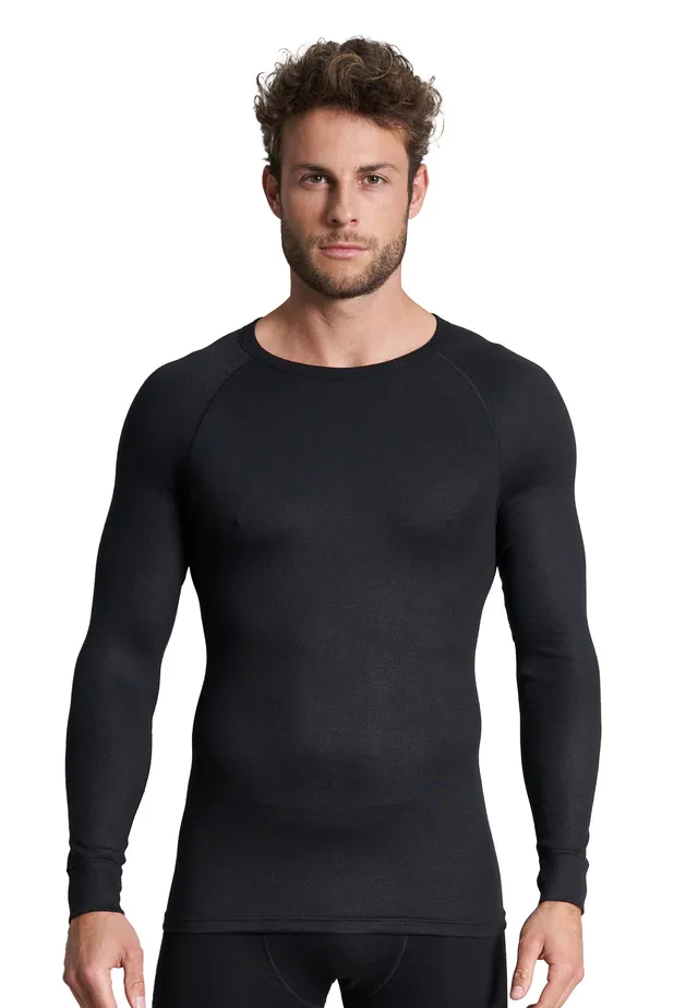 ceceba-herren-longsleeve-schwarz-uni-thermo-langarmshirt image 1