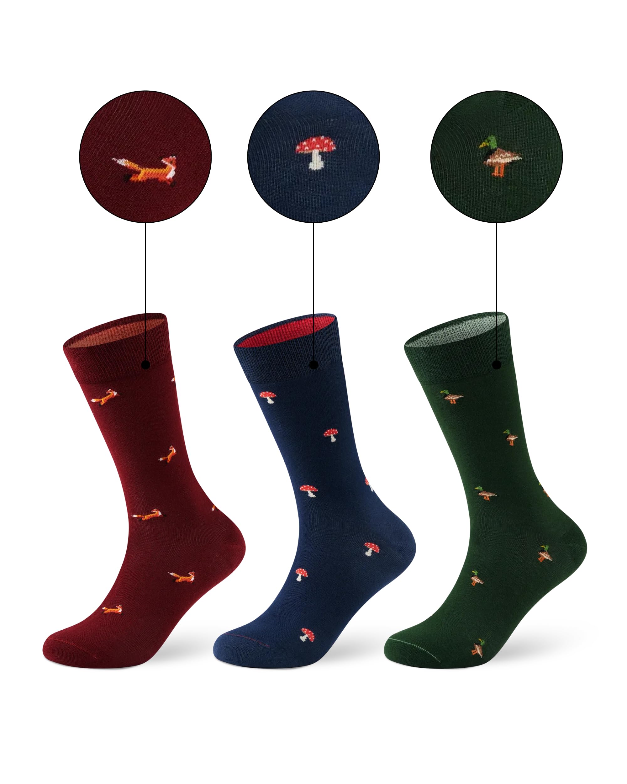 von-jungfeld-baumwollsocken-herren-damen-bestickte-motivsocken-aus-bio-baumwolle image 7