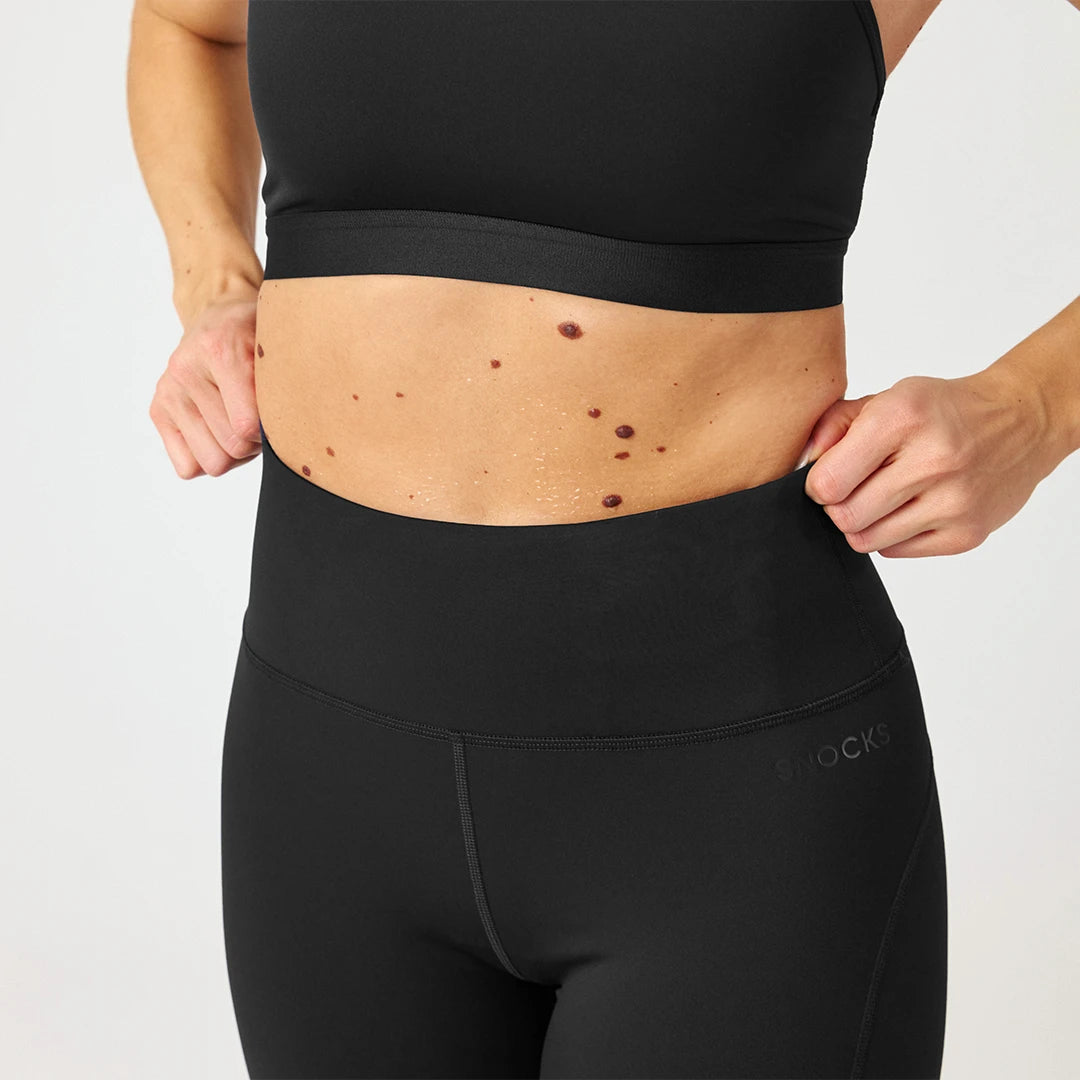 snocks-high-waist-leggings-schwarz image 2