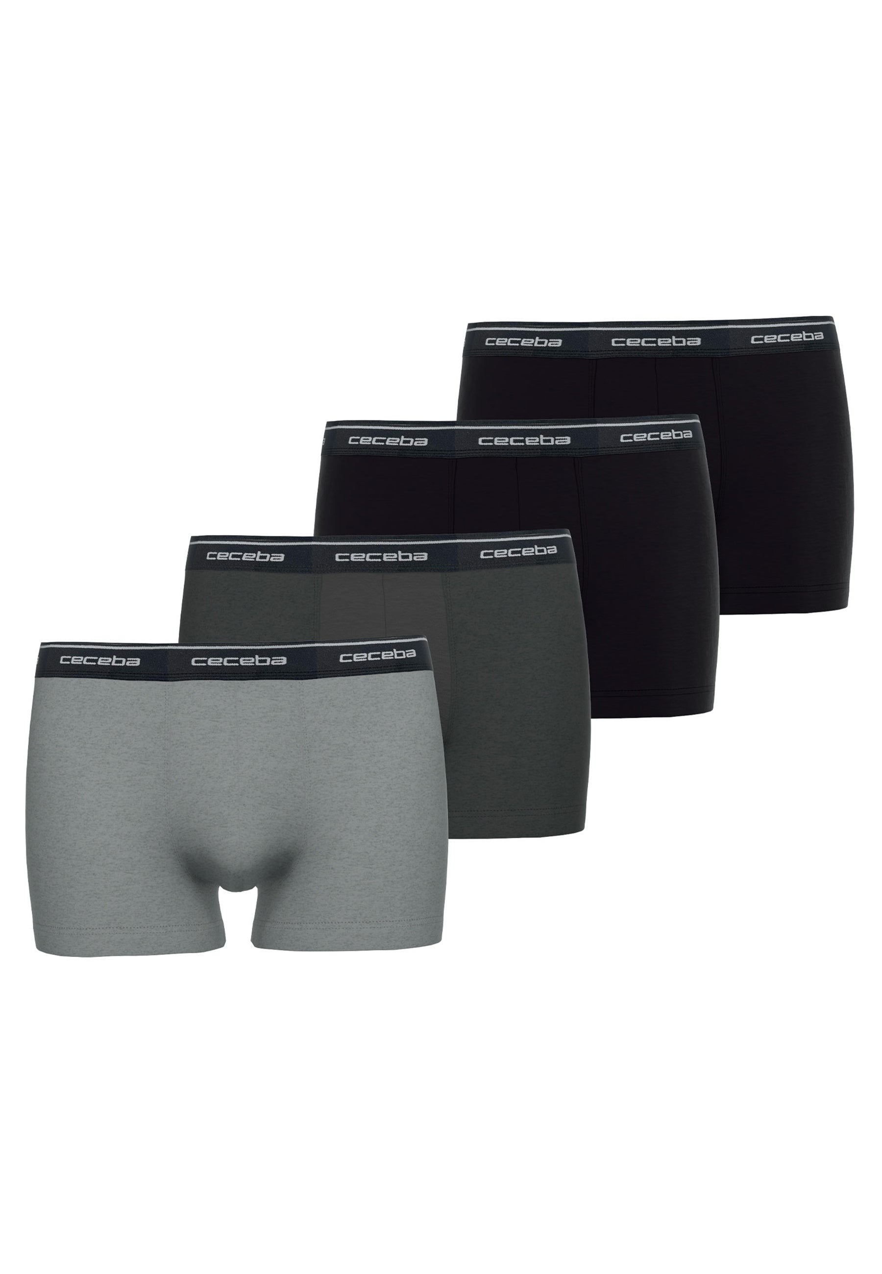 ceceba-herren-pants-grau-uni-4er-pack-feinripp-slip image 1
