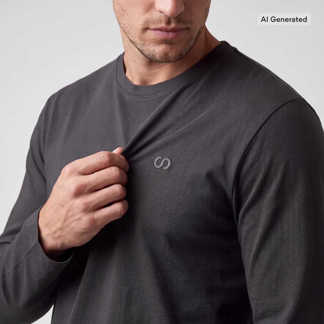 snocks-schlafanzug-set-herren-lang-pyjama-anthrazit image 3