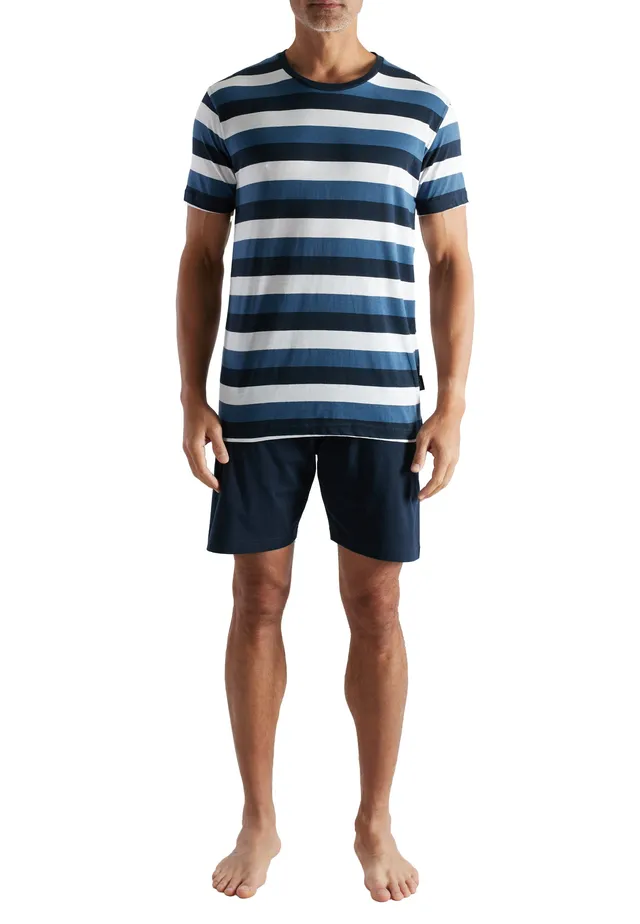 ceceba-herren-shorty-blau-quergestreift image 1