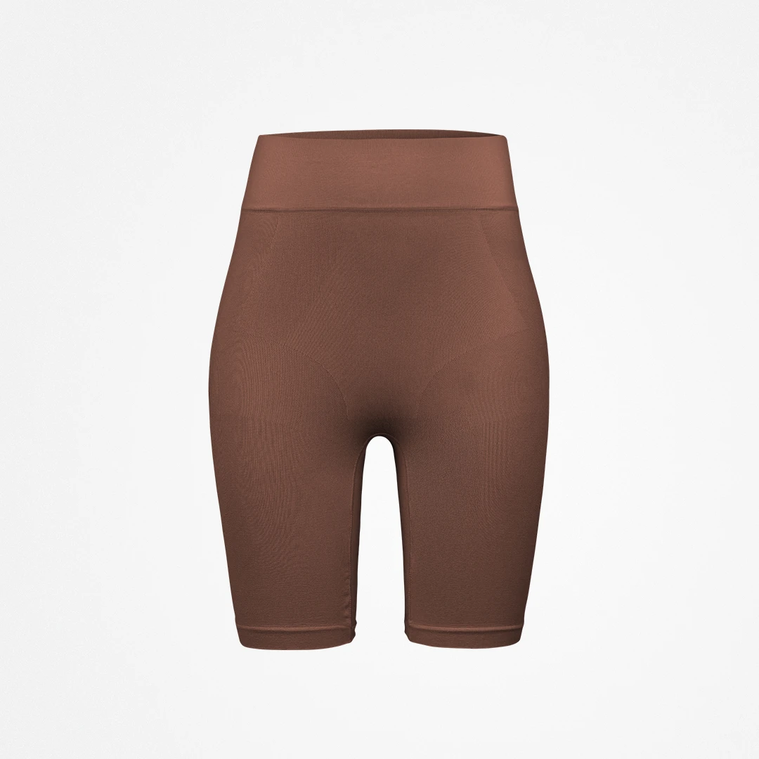 snocks-shaping-shorts-damen-braun-mittlere-kompression image 1