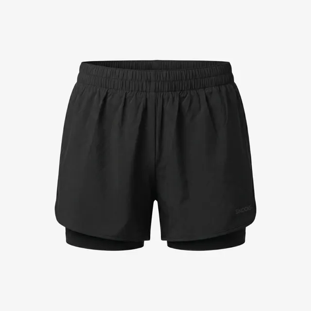 snocks-2-in-1-sport-shorts-damen-schwarz image 1