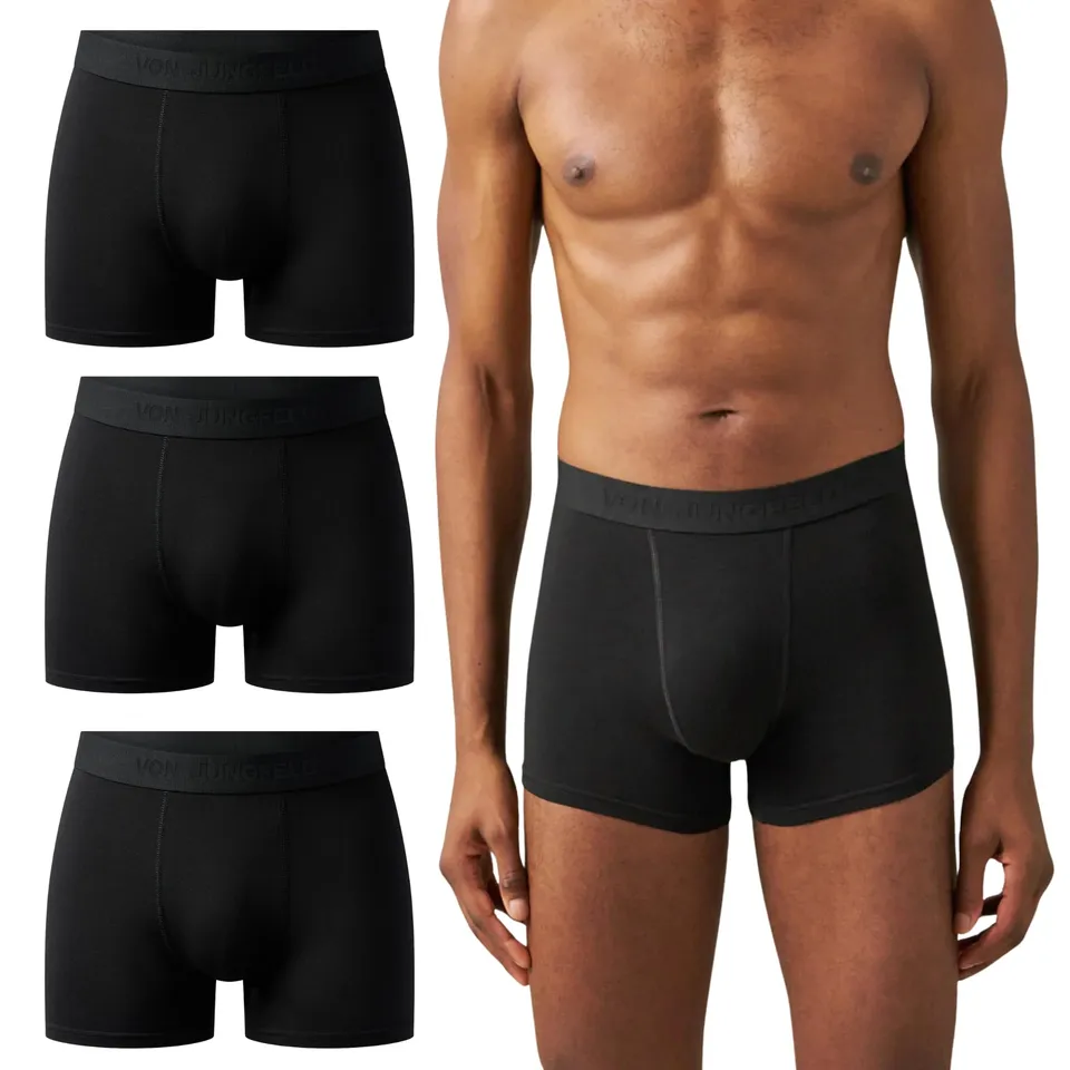 von-jungfeld-boxershorts-herren-bio-baumwolle-3er-pack-s-xl image 1