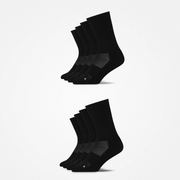 snocks-chaussettes-de-course-hautes-hohe-laufsocken-schwarz-wei-unisex-recycelte image 2