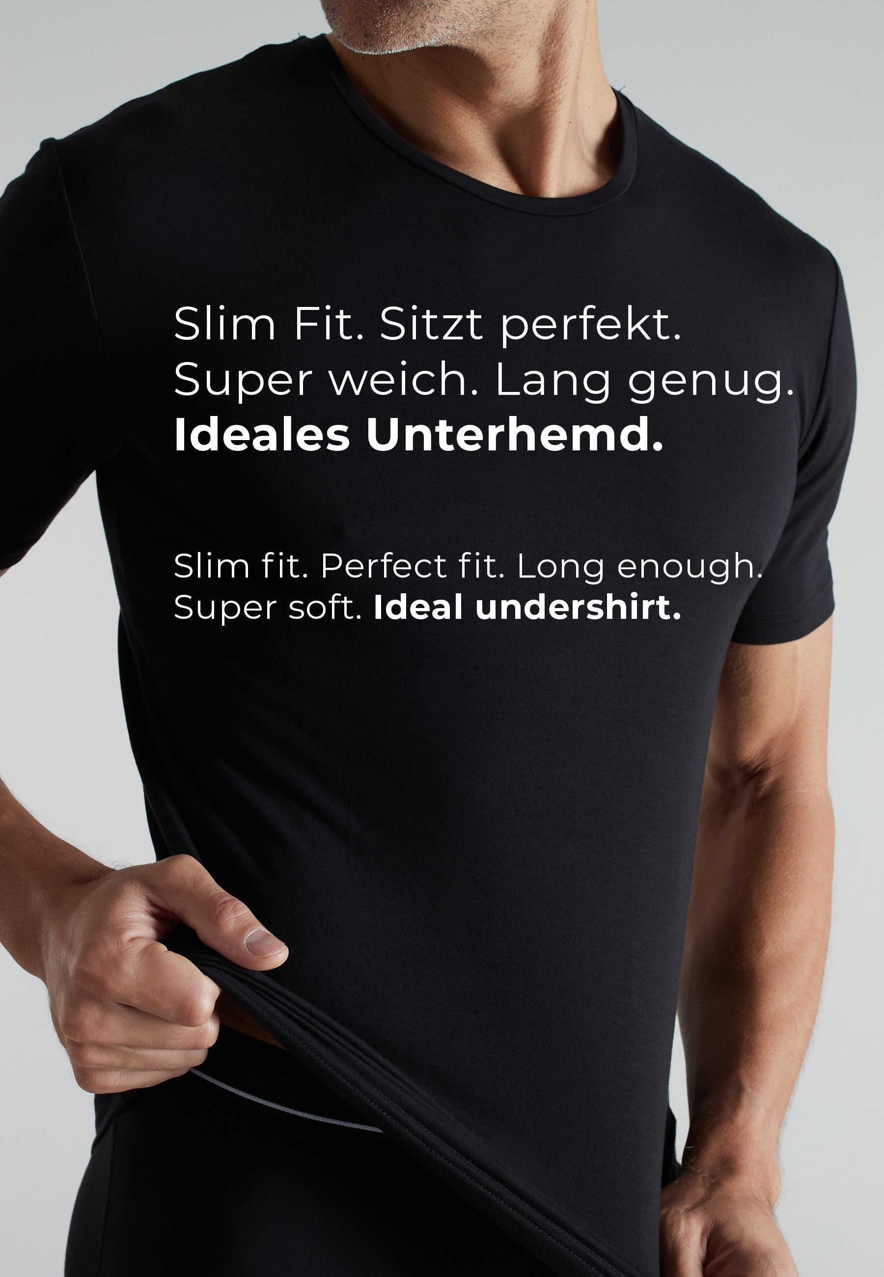 ceceba-herren-shirt-schwarz-uni-rundhals image 4