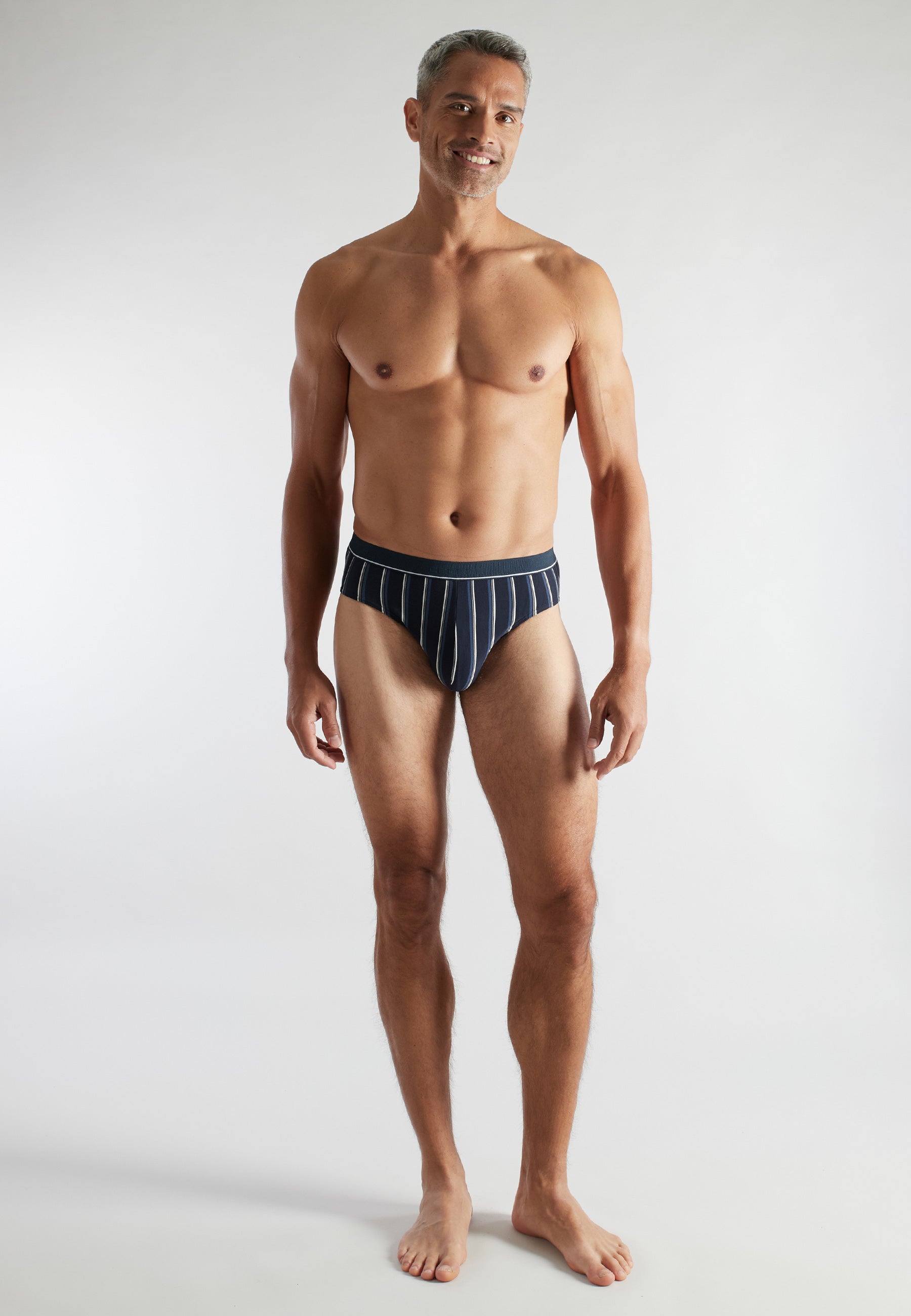 ceceba-herren-slip-blau-l-ngsgestreift-2er-pack-bambus image 2