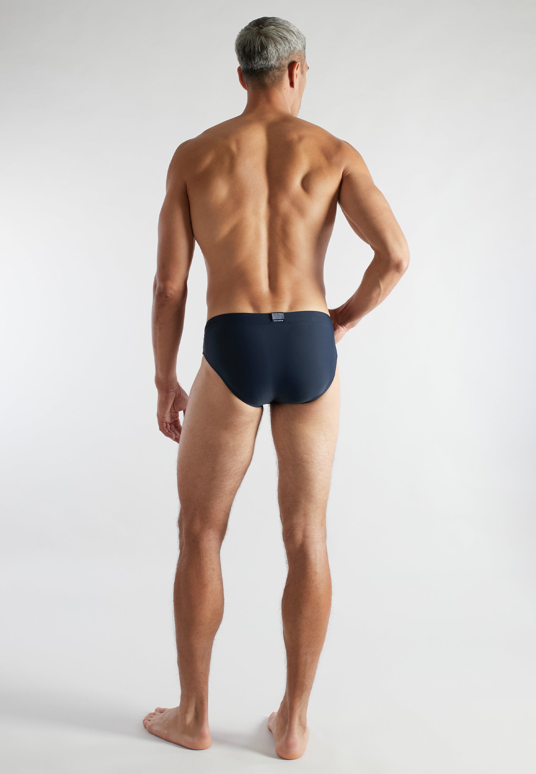 ceceba-herren-badeslip-blau-uni image 3