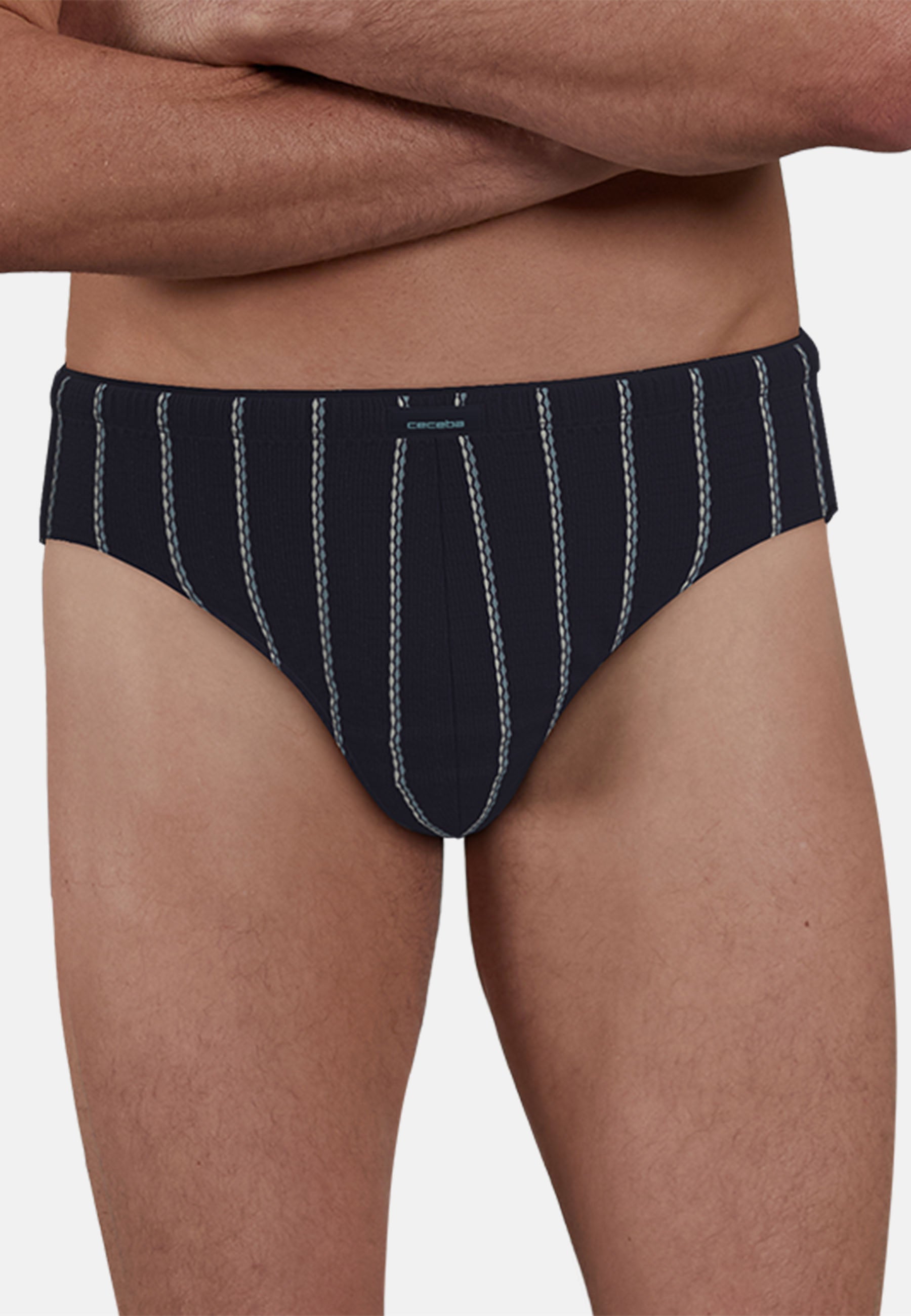 ceceba-herren-slip-blau-l-ngsgestreift-2er-pack image 3