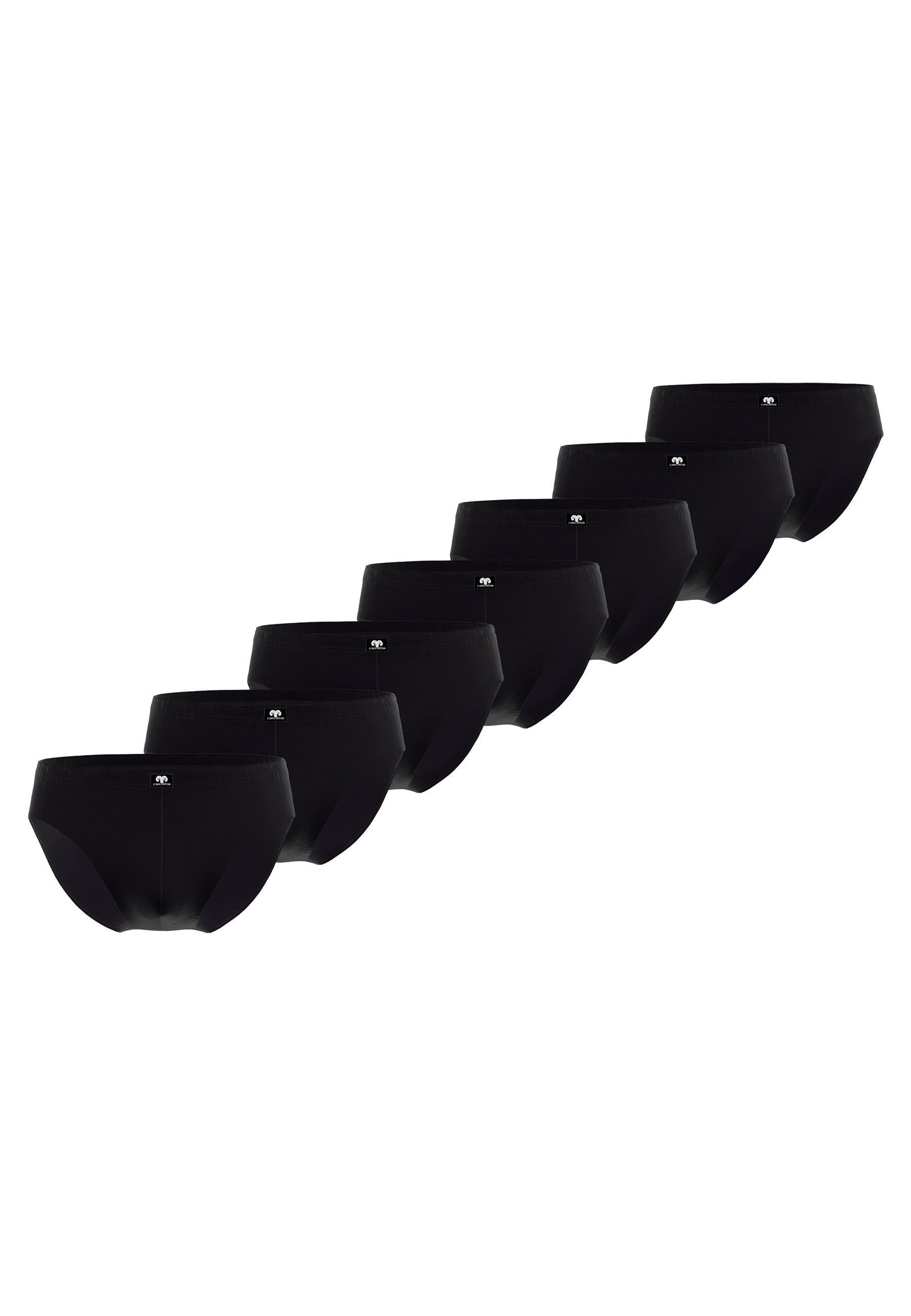 ceceba-herren-sport-slip-schwarz-uni-7er-pack image 1