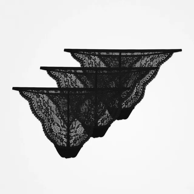 snocks-g-string-aus-spitze-schwarz-damen-stringtanga image 1