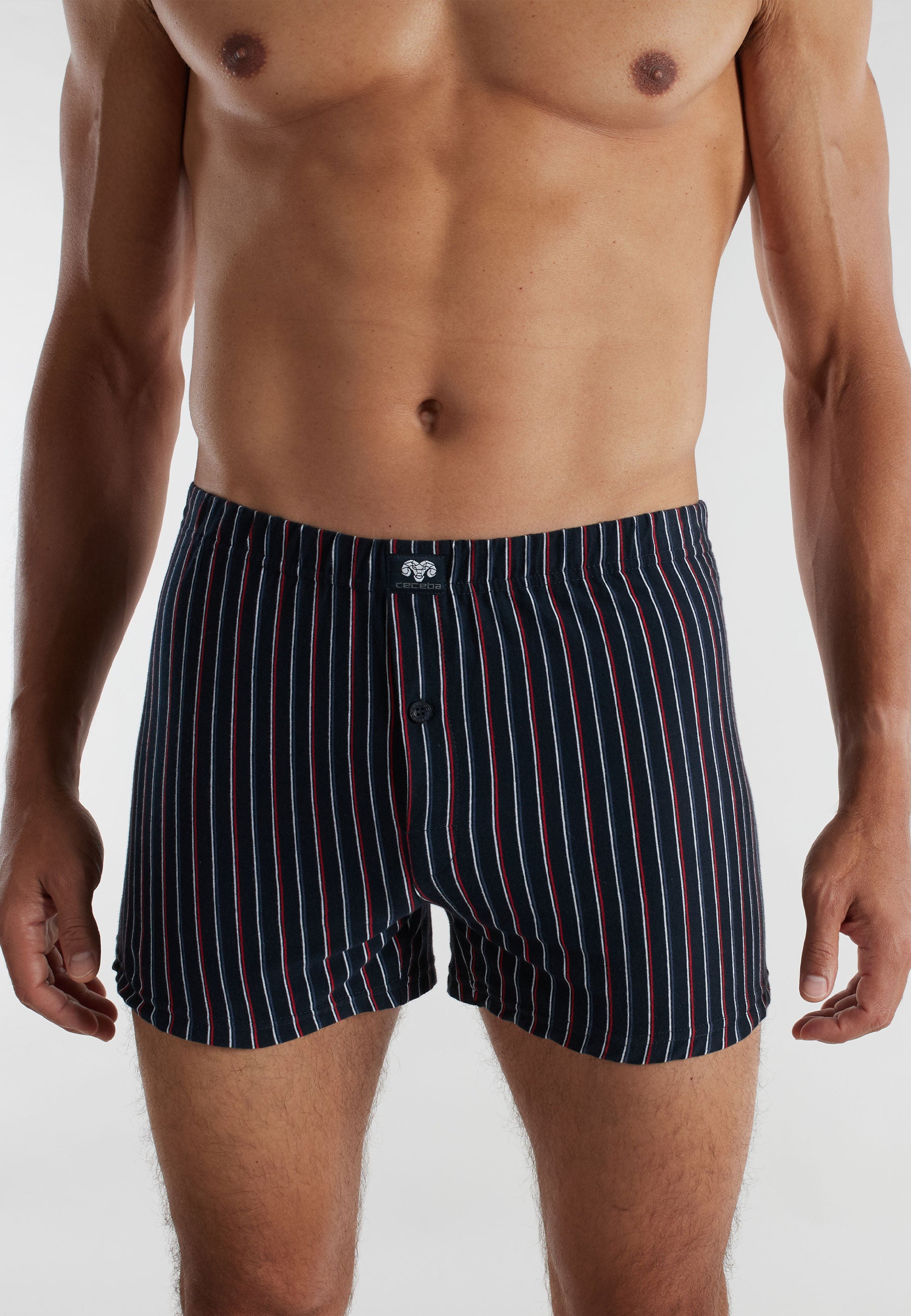 ceceba-herren-boxershort-blau-bedruckt-2er-pack image 4