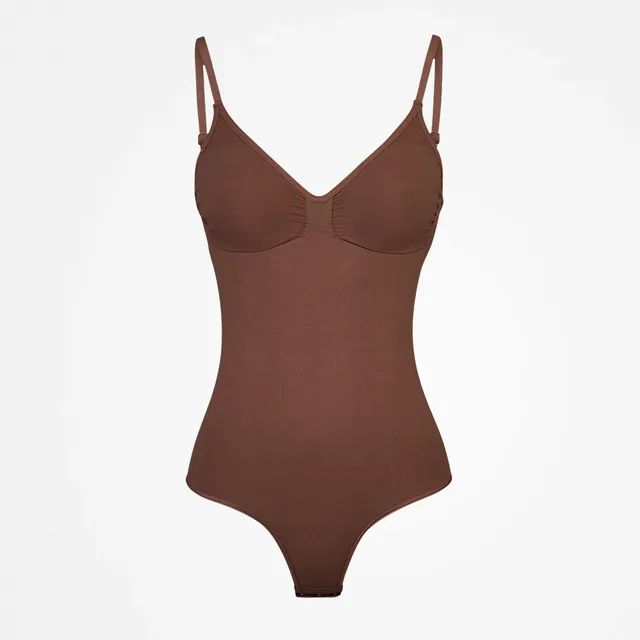 snocks-shaping-body-damen-seamless-braun image 1