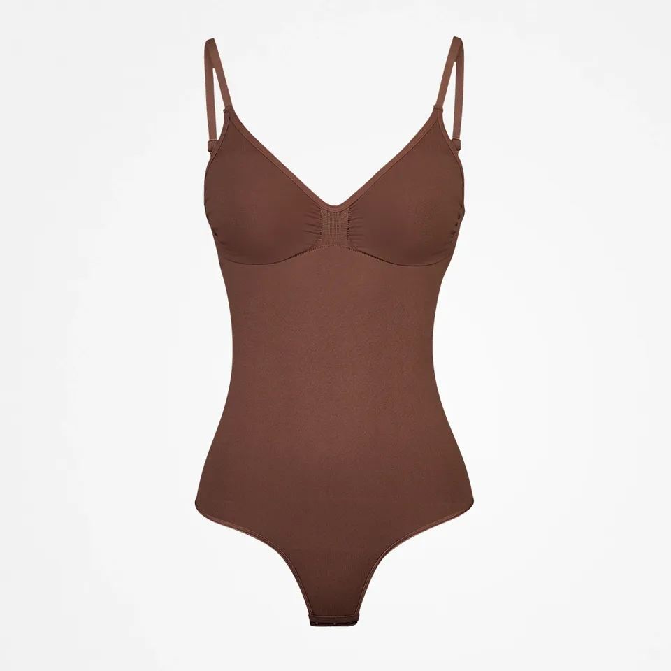snocks-shaping-body-damen-seamless-braun image 1