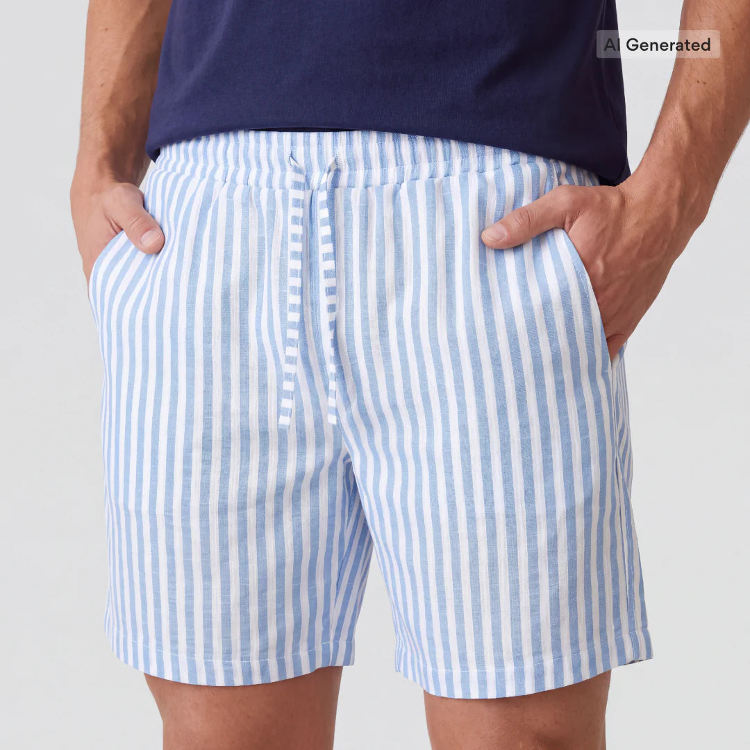 snocks-schlafanzug-set-gestreift-herren-kurz-blue-breeze-wei image 3
