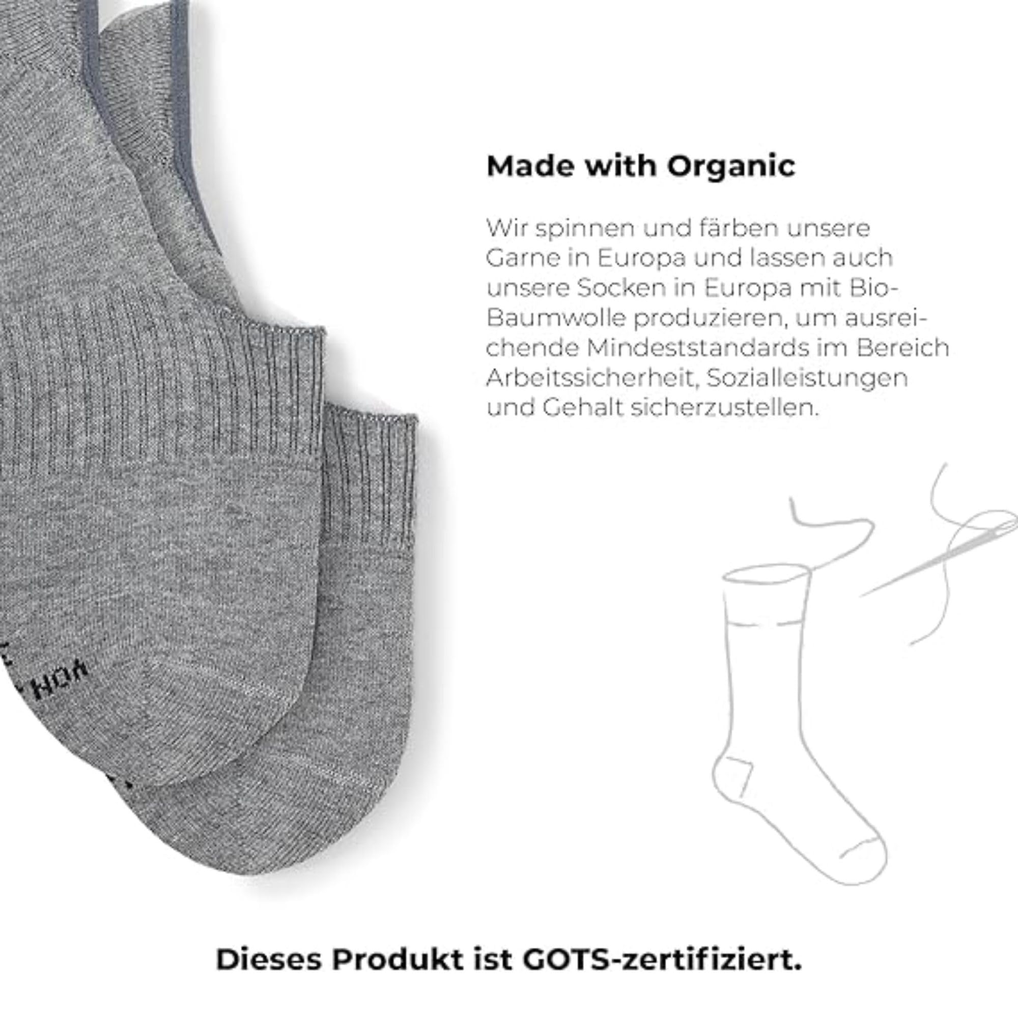 von-jungfeld-2er-set-f-linge-invisible-35-46-sneakersocken-bio-baumwolle-damen-h image 5