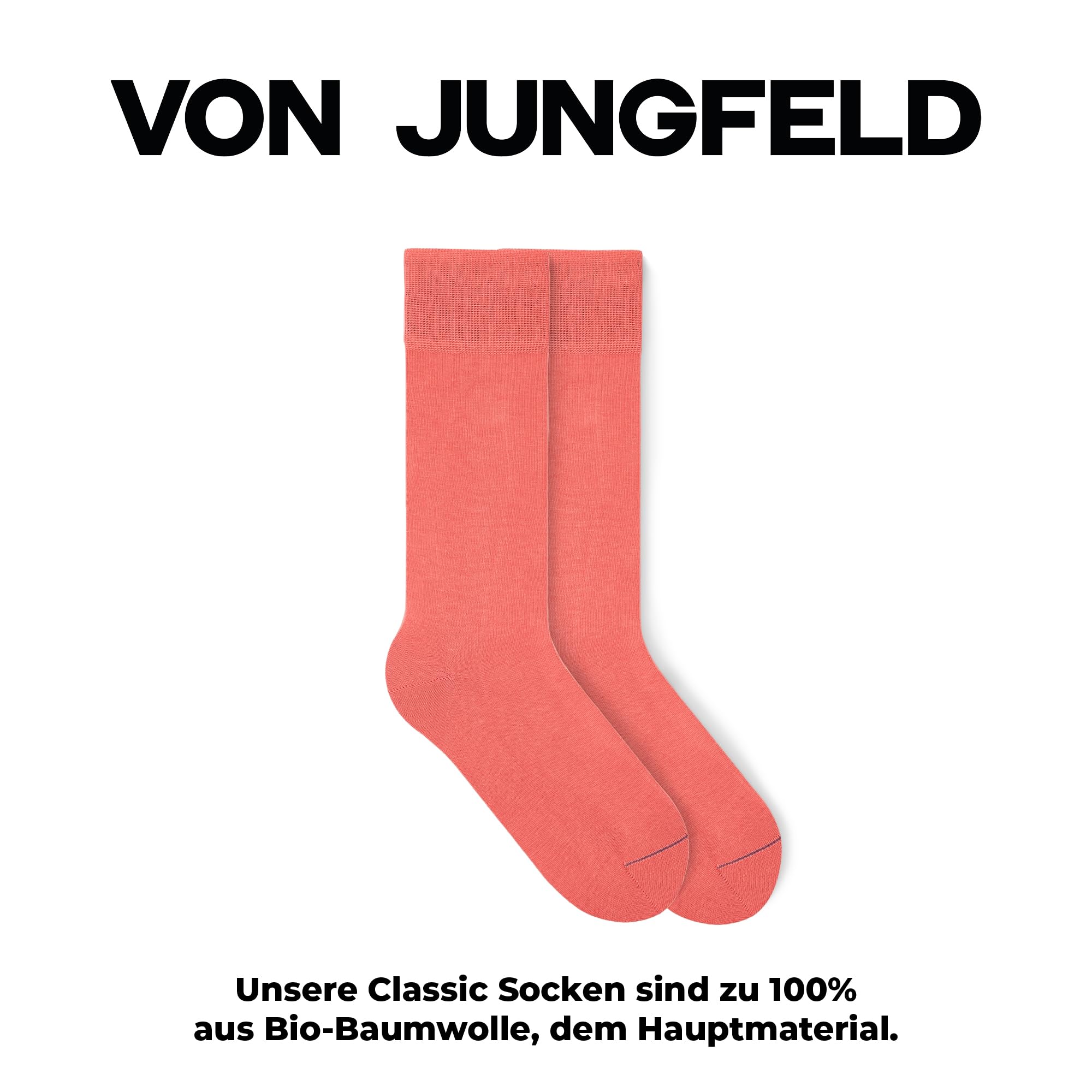 von-jungfeld-signature-classic-socken-bio-baumwolle-1-paar-gr-39-46 image 2