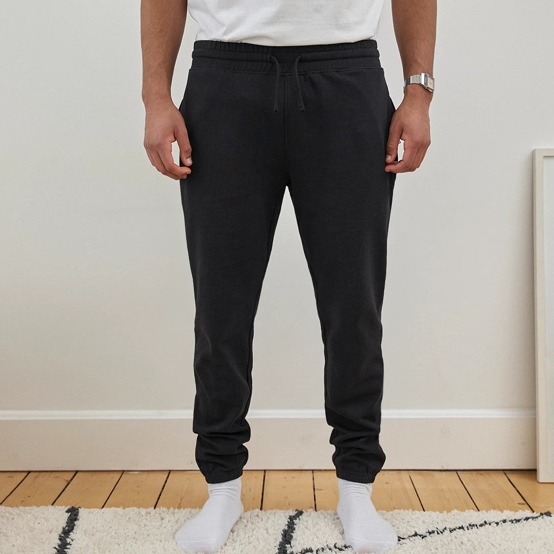 snocks-sweatpants-herren-jogginghose-hellgrau-bio-baumwolle image 2