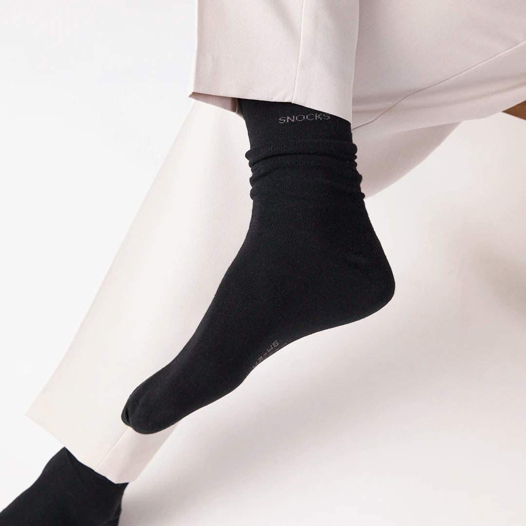 snocks-business-socken-lang-dunkelgrau image 6