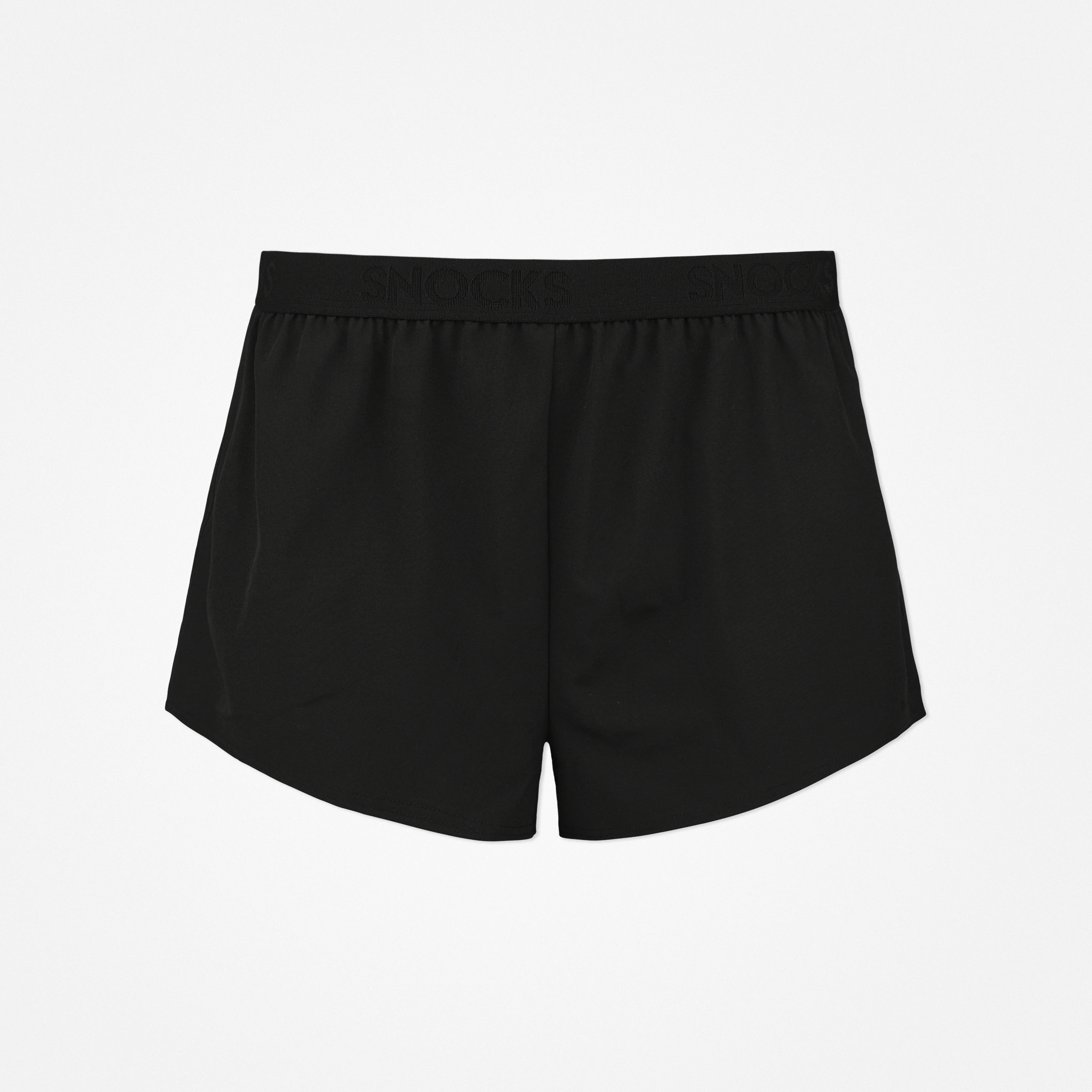 snocks-kurze-laufshorts-damen-schwarz-sporthose image 1