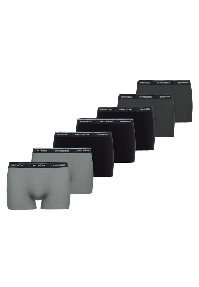 ceceba-herren-pants-grau-uni-7er-pack-feinripp-unterhose image 1