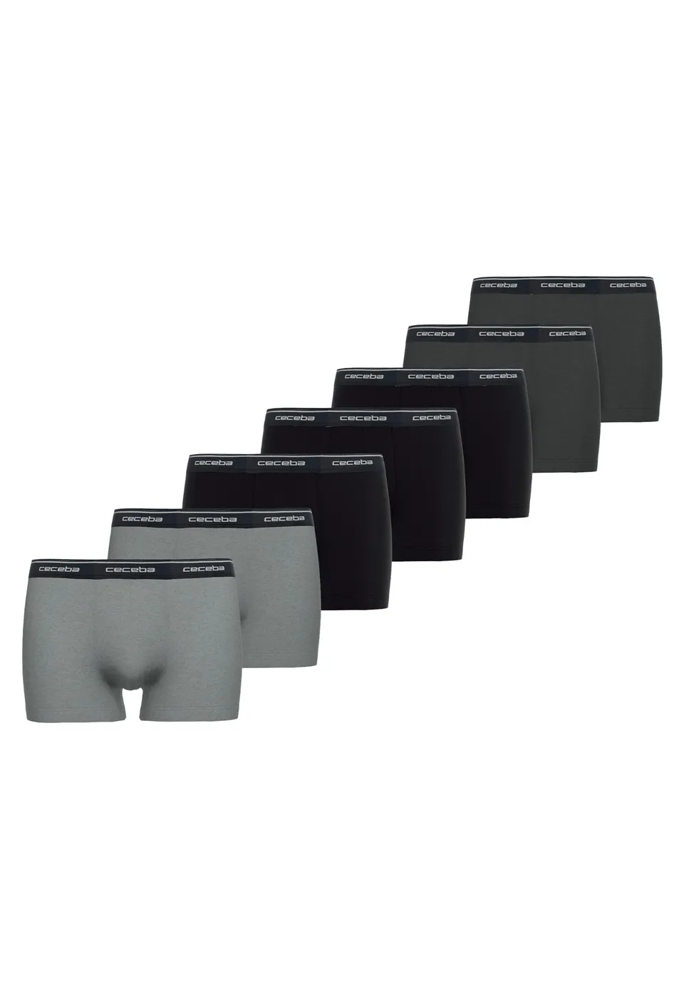 ceceba-herren-pants-grau-uni-7er-pack-feinripp-unterhose image 1