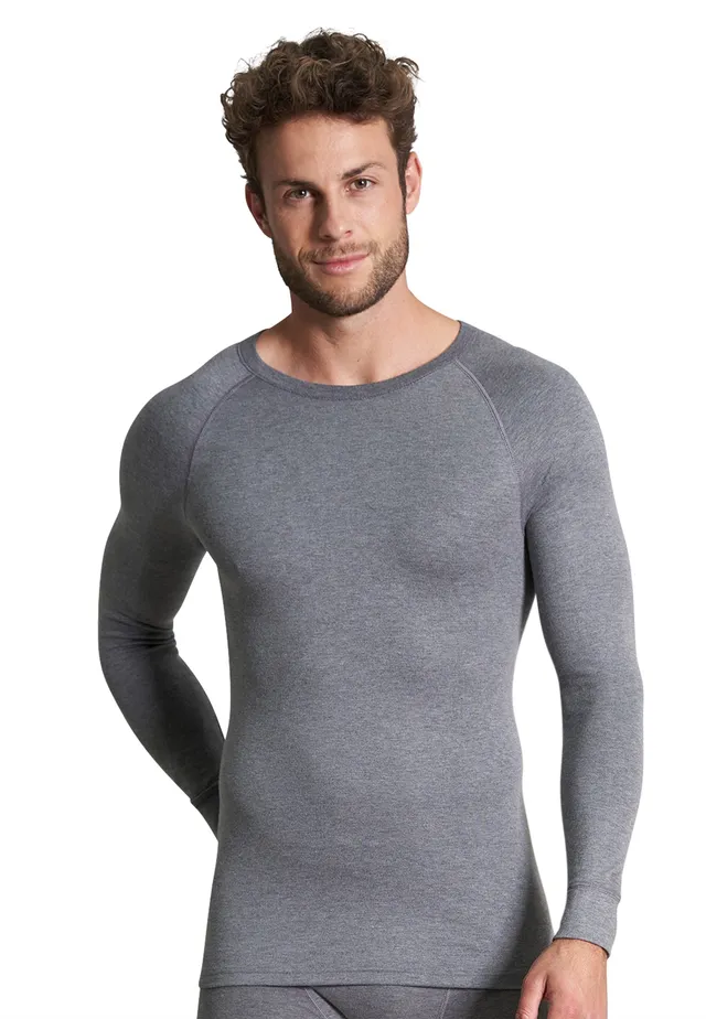 ceceba-herren-longsleeve-grau-uni-thermo image 1