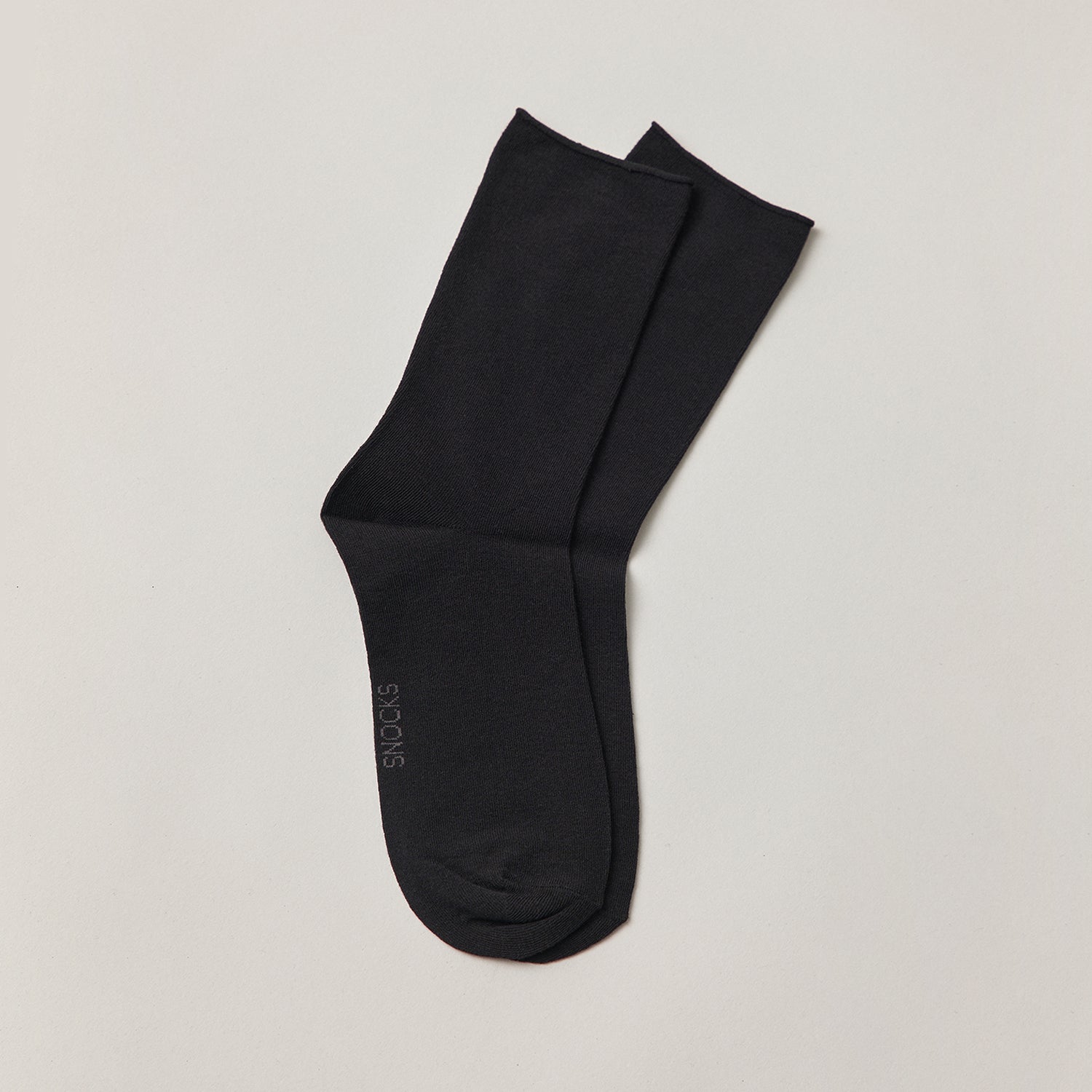 snocks-klassische-damen-socken-lang-schwarz image 8