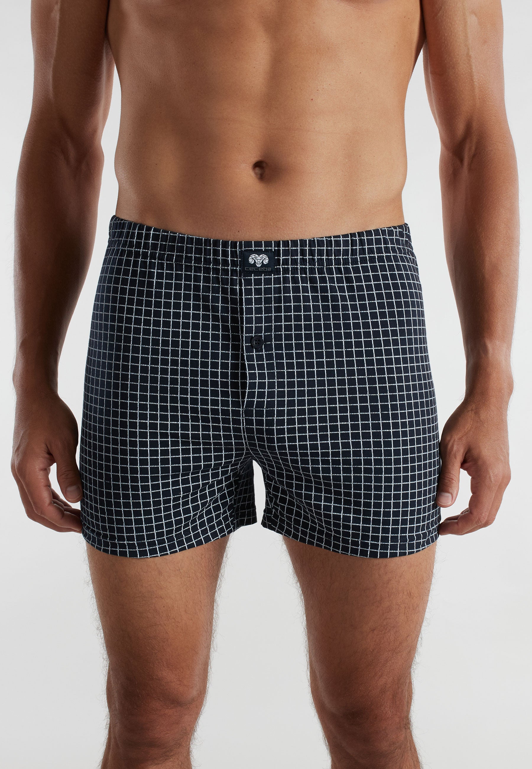 ceceba-herren-boxershort-blau-bedruckt-2er-pack-aus-baumwolle image 4