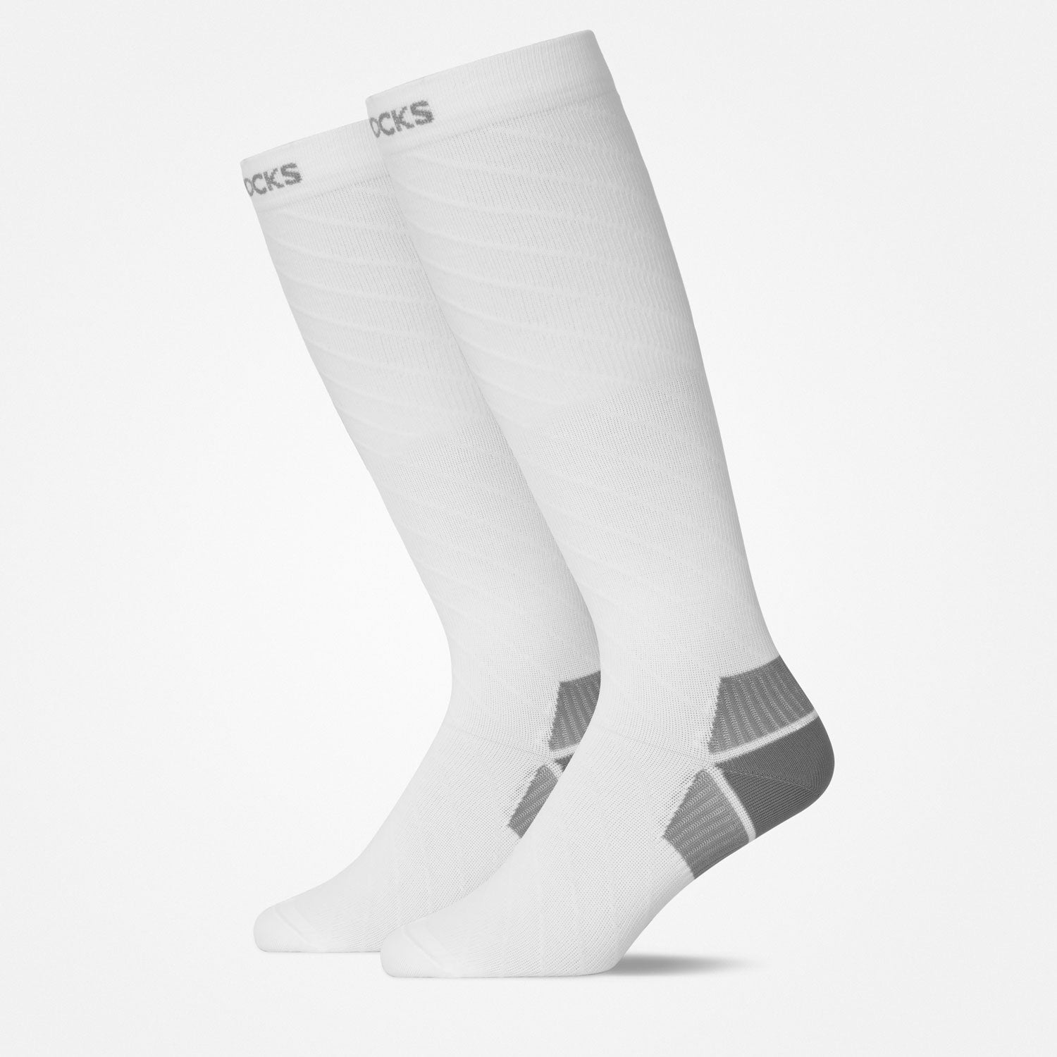 snocks-sport-kompressionssocken-wei-kniehoch-unisex-15-20-mmhg image 1