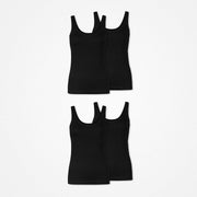 snocks-dames-tanktops-rmelloses-tanktop-schwarz-k-rpernahe-passform-ohne-etikett image 2