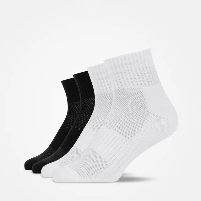 snocks-mittelhohe-laufsocken-schwarz-wei image 1