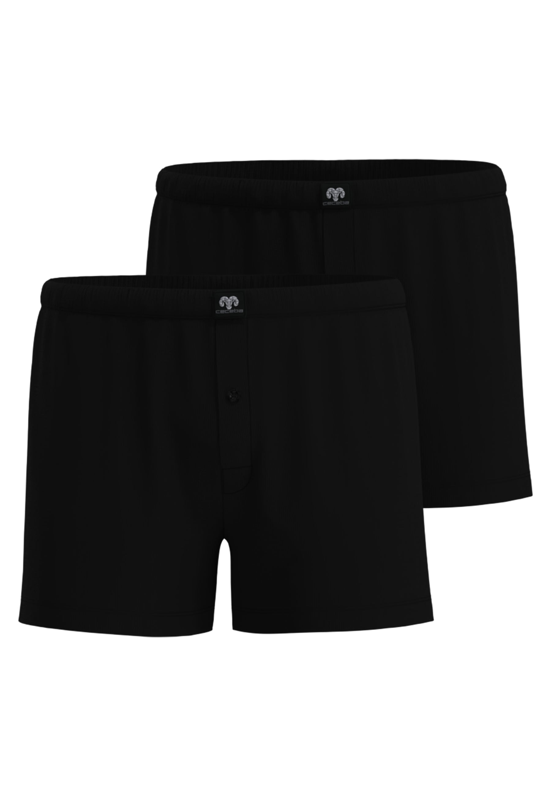 ceceba-herren-boxershort-schwarz-uni-2er-pack image 1