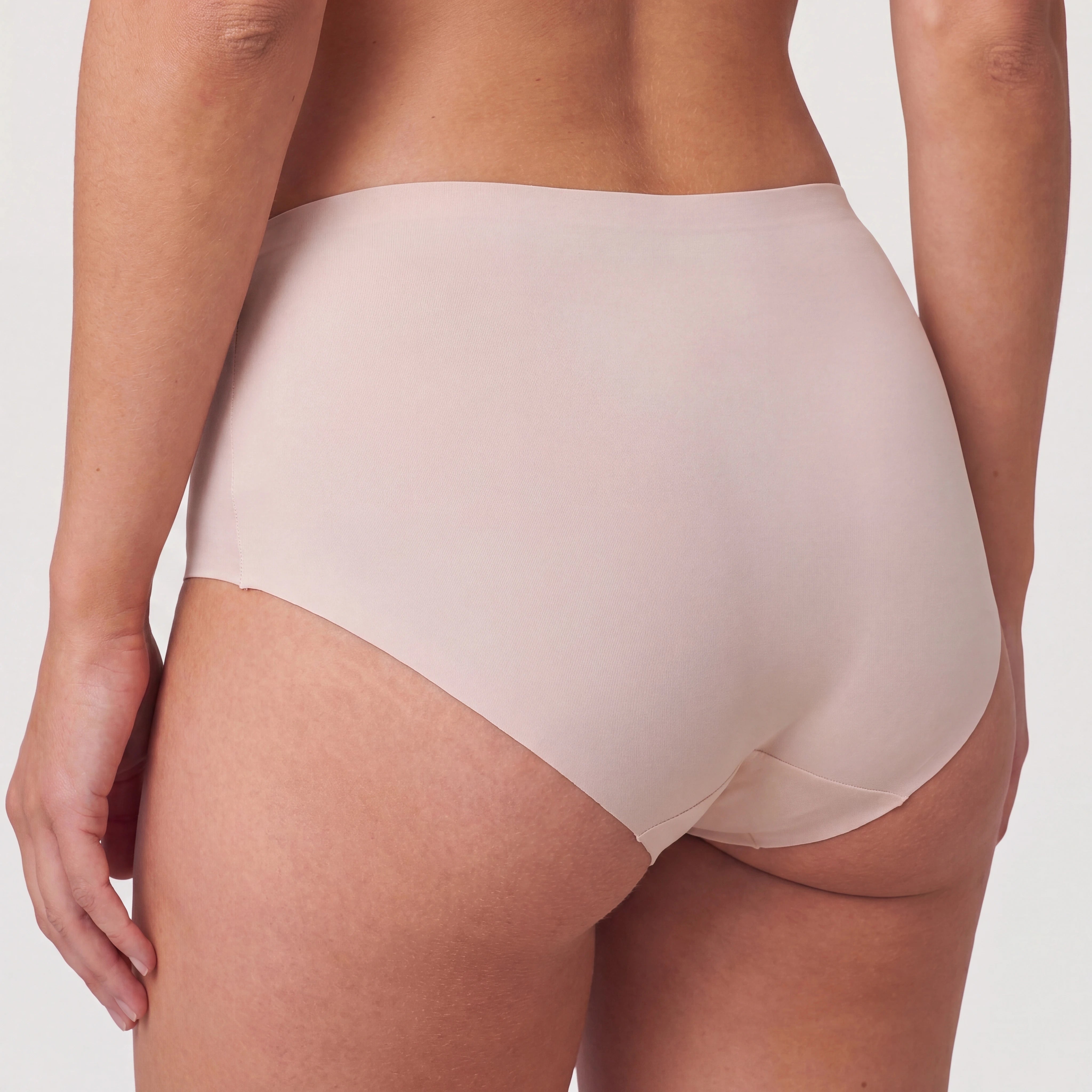 snocks-microfiber-high-waist-seamless-hipster-damen-beige image 3