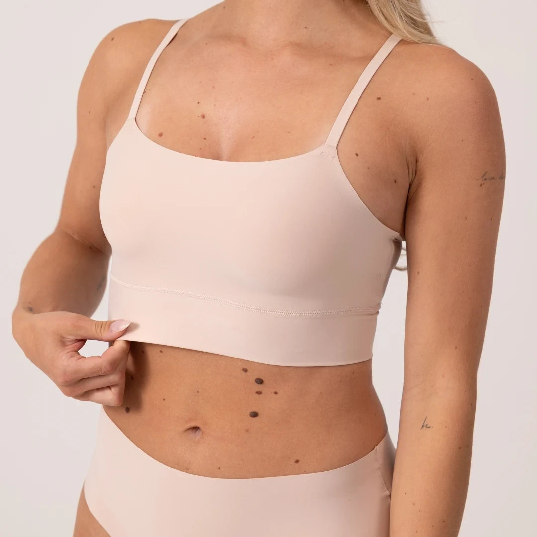 snocks-microfiber-seamless-bralette-beige-damen image 4