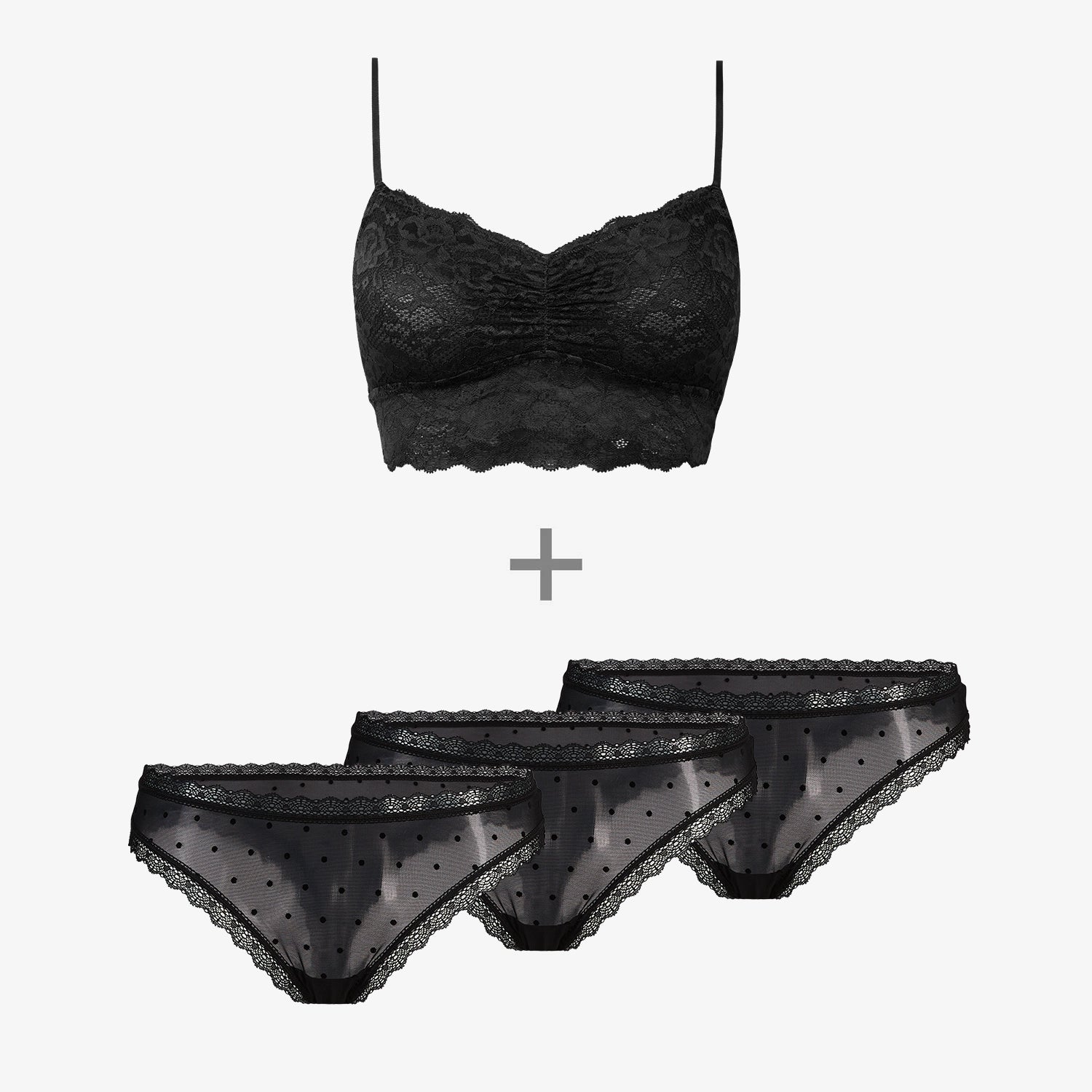 snocks-romance-bundle-hipster-panties-set-damen image 1