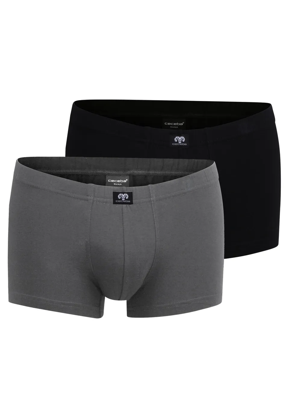 ceceba-herren-pants-grau-uni-2er-pack-konvex-bauch-komfort image 1