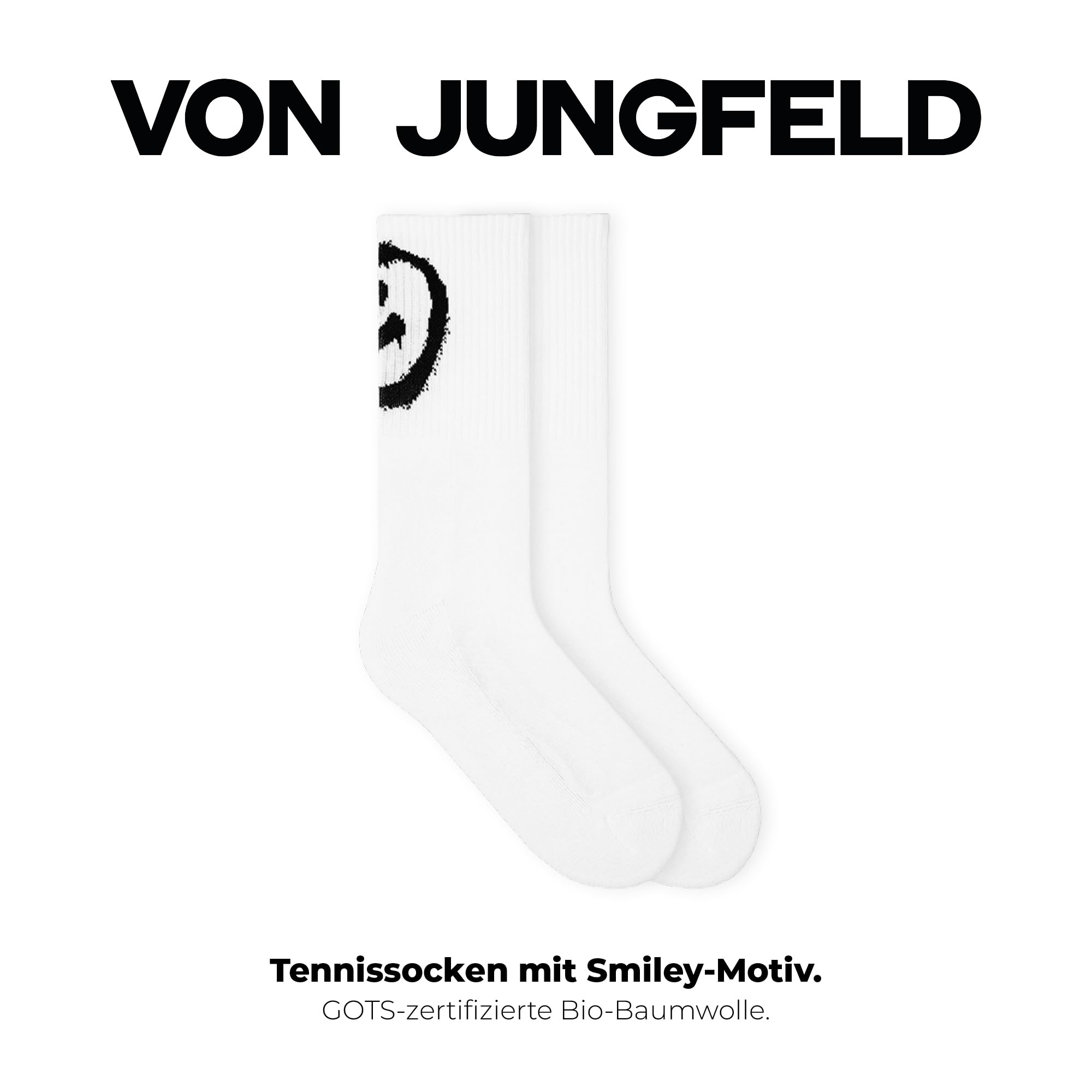 von-jungfeld-tennissocken-crew-socks-bio-baumwolle-gr-35-46 image 2