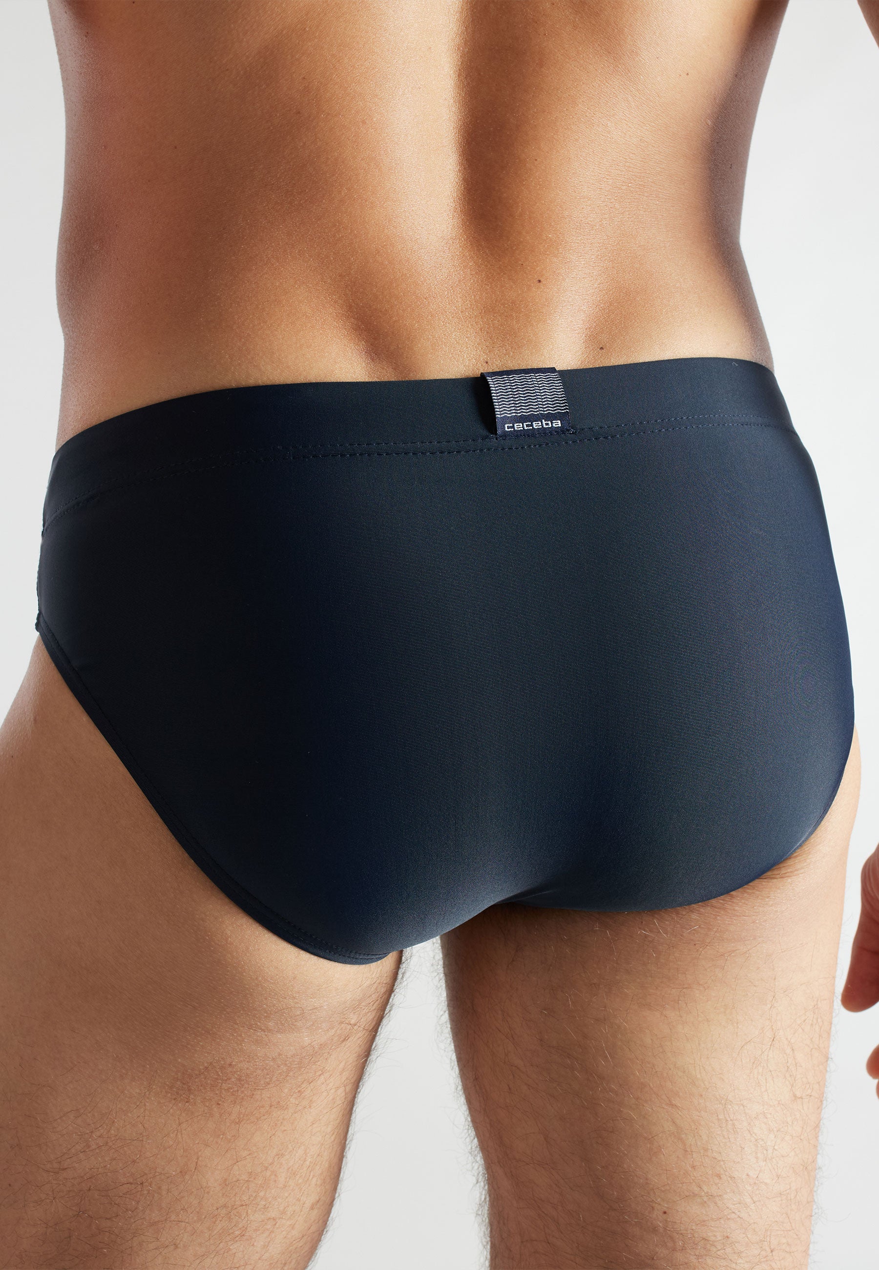 ceceba-herren-badeslip-blau-uni image 4