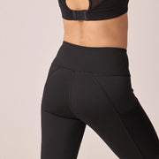 snocks-mesh-high-waist-legging-mit-tasche-noir-schwarz image 8