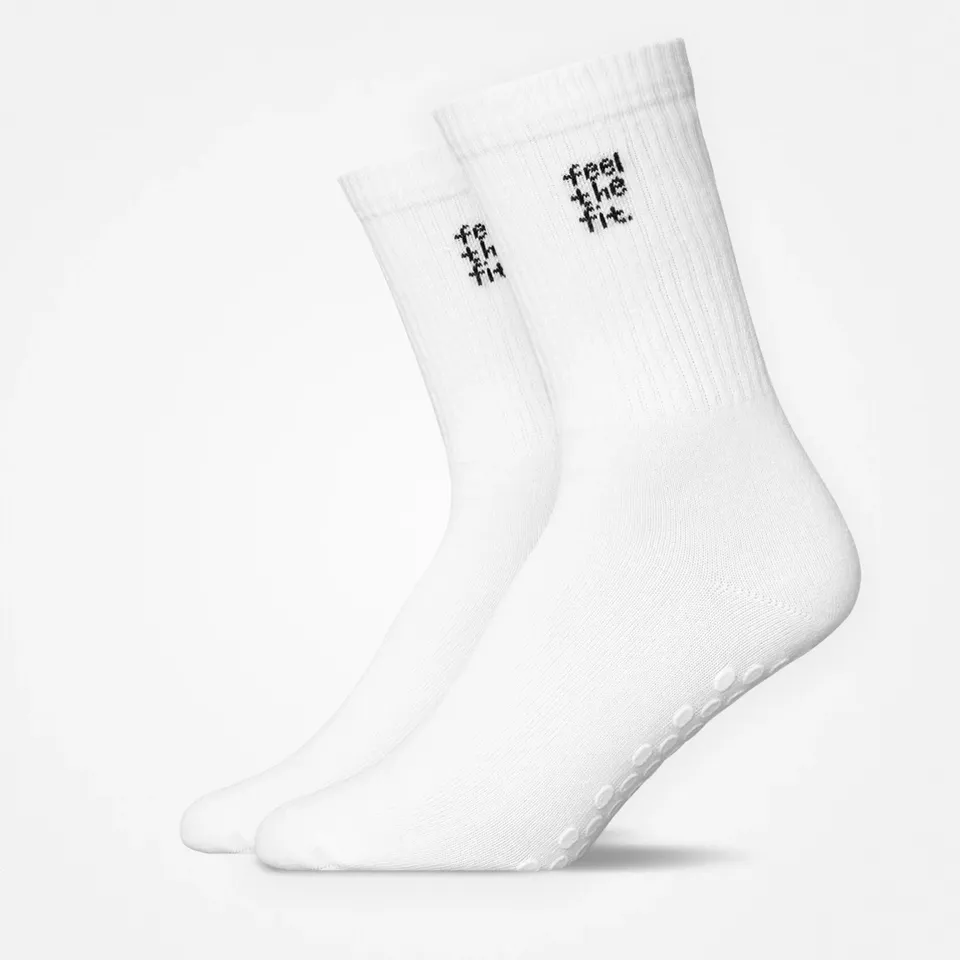 snocks-pilates-socken-wei-anti-rutsch-tennissocken-unisex image 1